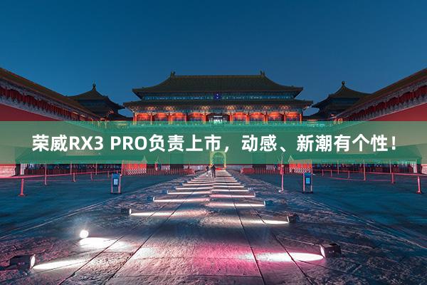 荣威RX3 PRO负责上市，动感、新潮有个性！